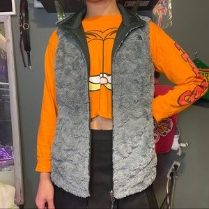 The North Face Teal XS reversible vest comfy warm